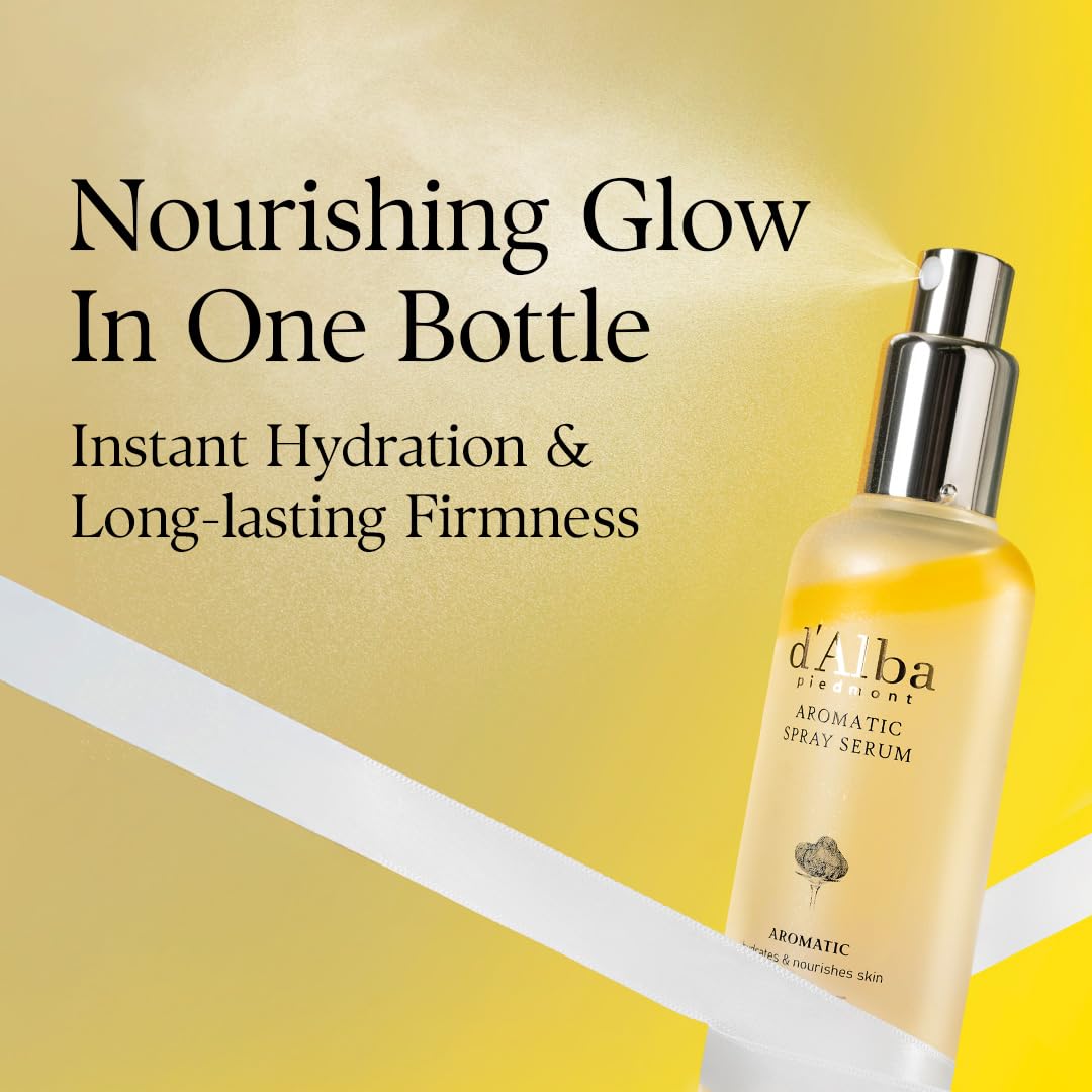 d'alba Piedmont Aromatic Spray Serum in lifestyle setting