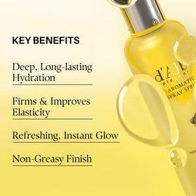 d'alba Piedmont Aromatic Spray Serum with mist application