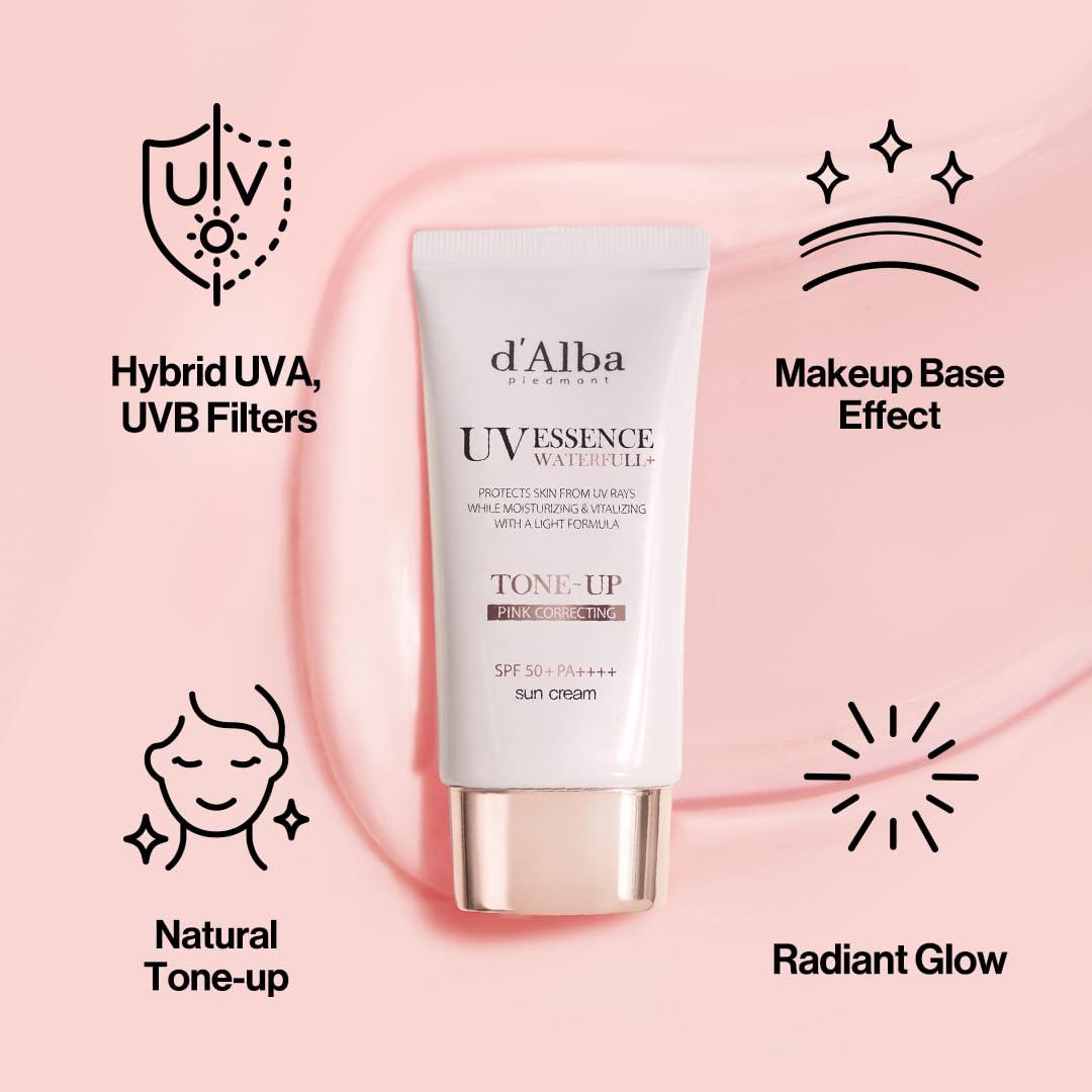 d'alba Piedmont Waterfull Tone-Up Sunscreen Serum packaging