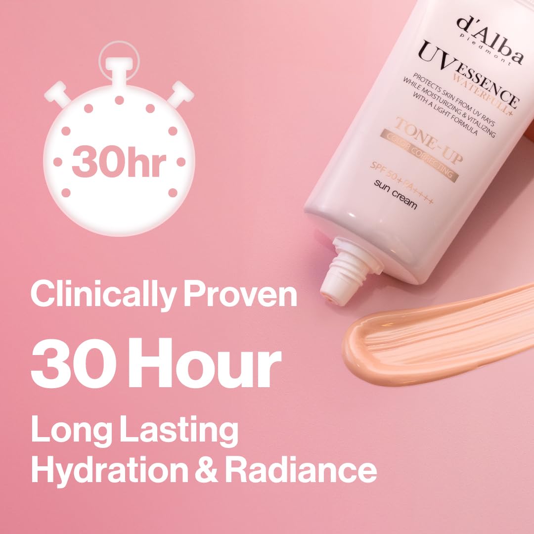 d'alba Piedmont Waterfull Tone-Up Sunscreen Serum texture close-up