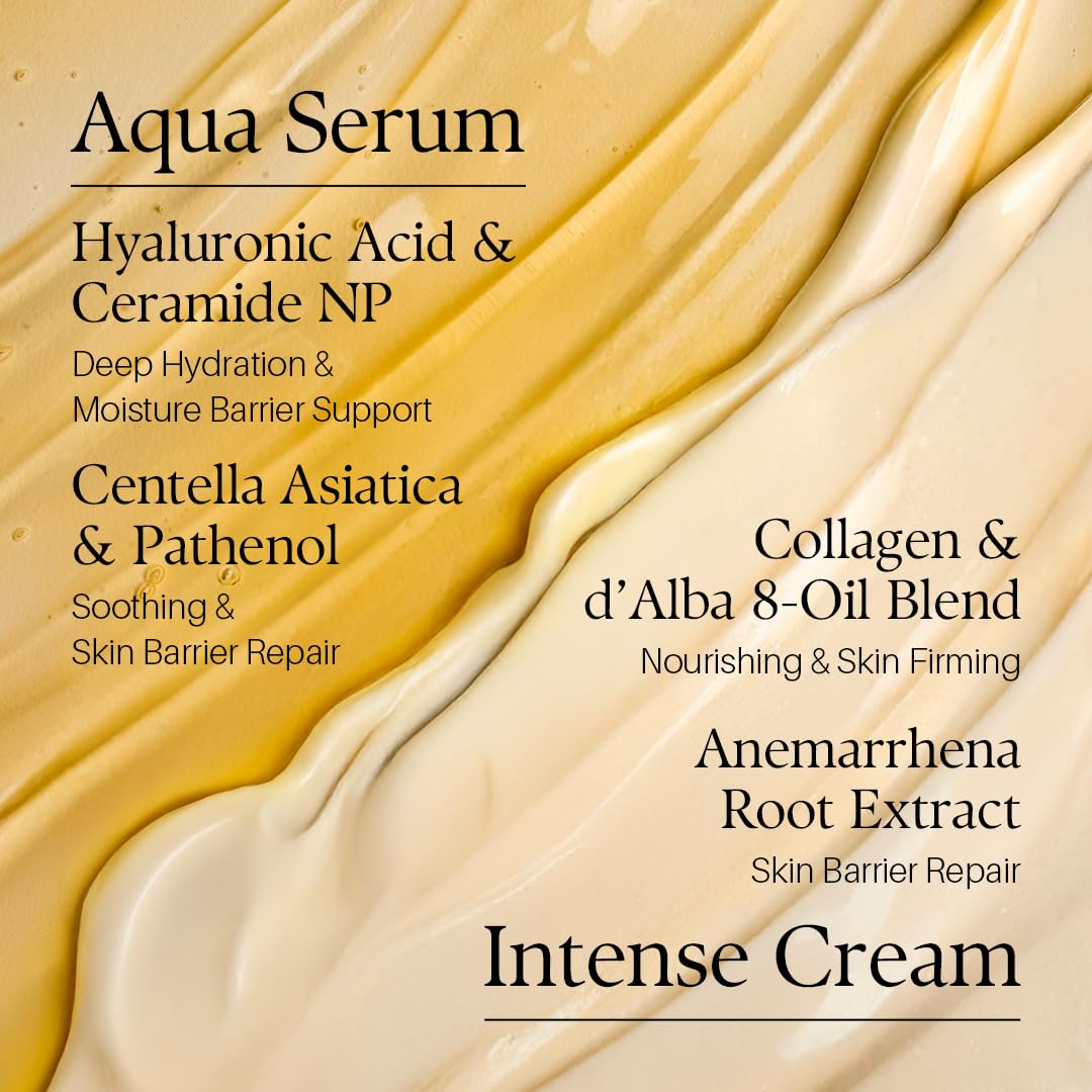 d'alba Piedmont White Truffle Double Moisture Cream application on skin
