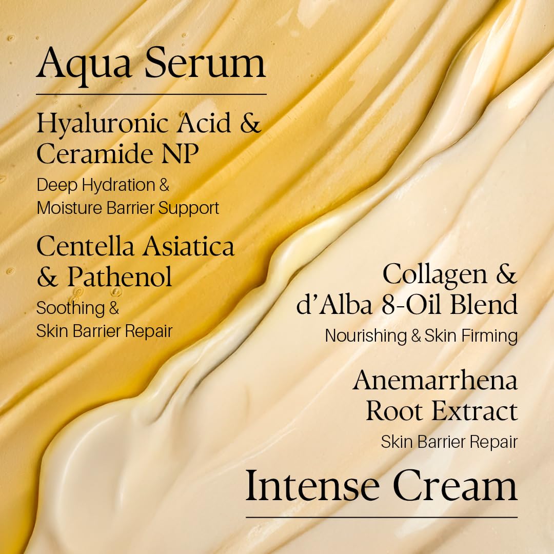 d'alba Piedmont White Truffle Double Serum application on skin