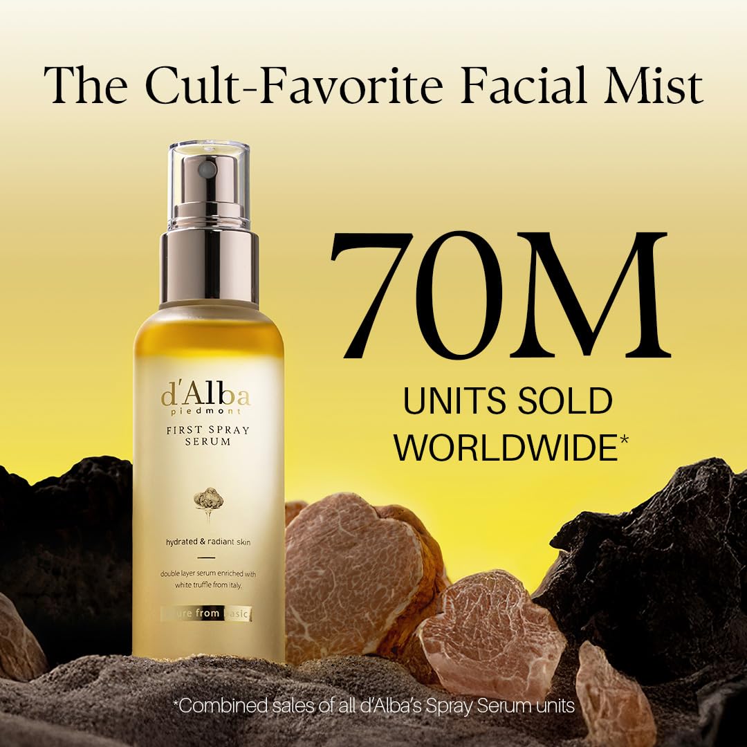 d'alba Piedmont White Truffle First Spray Serum bottle with cap