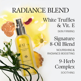 d'alba Piedmont White Truffle First Spray Serum with a mirror