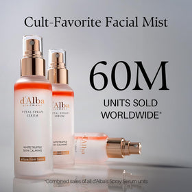 d'alba Piedmont White Truffle Vital Spray Serum bottle with mist