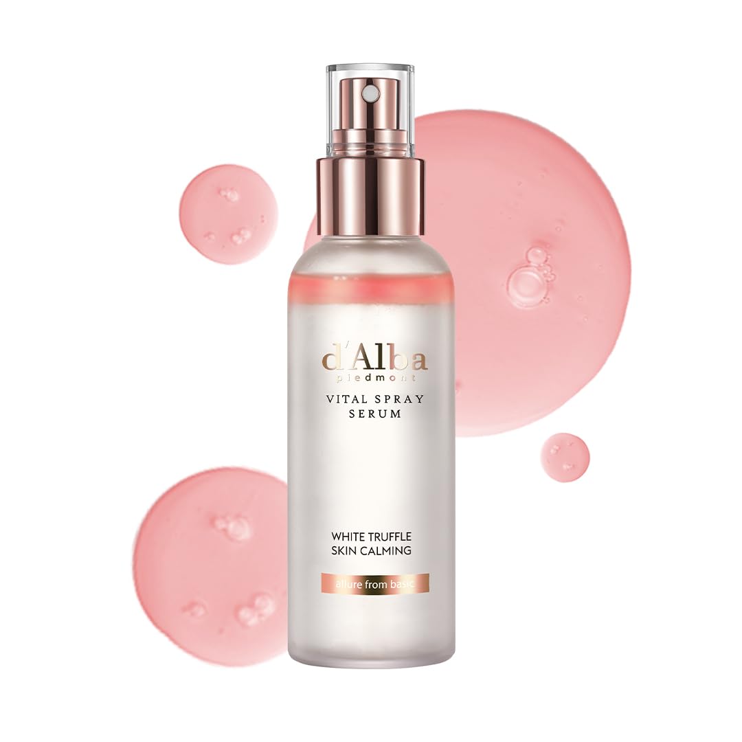 d'alba Piedmont White Truffle Vital Spray Serum front view with label
