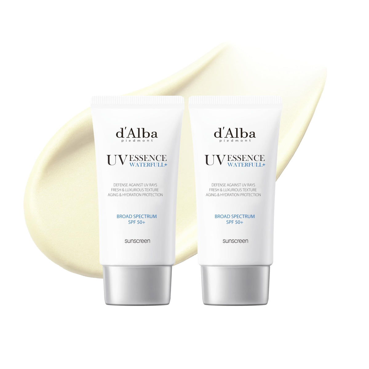d'alba Piedmont White Truffle Waterfull Essence Sunscreen 1.69 fl oz packaging