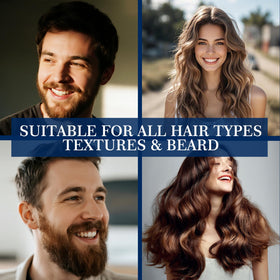 DAAZZS 5% Minoxidil spray kit beside grooming tools