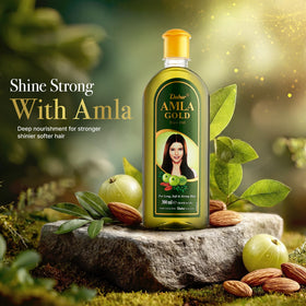 Dabur Amla Gold Hair Oil 300ml back view