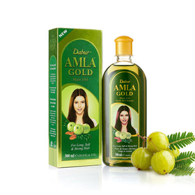 Dabur Amla Gold Hair Oil 300ml front view