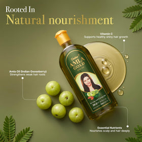 Dabur Amla Gold Hair Oil 300ml side view