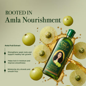 Dabur Amla Hair Oil 500 ml bottle side view
