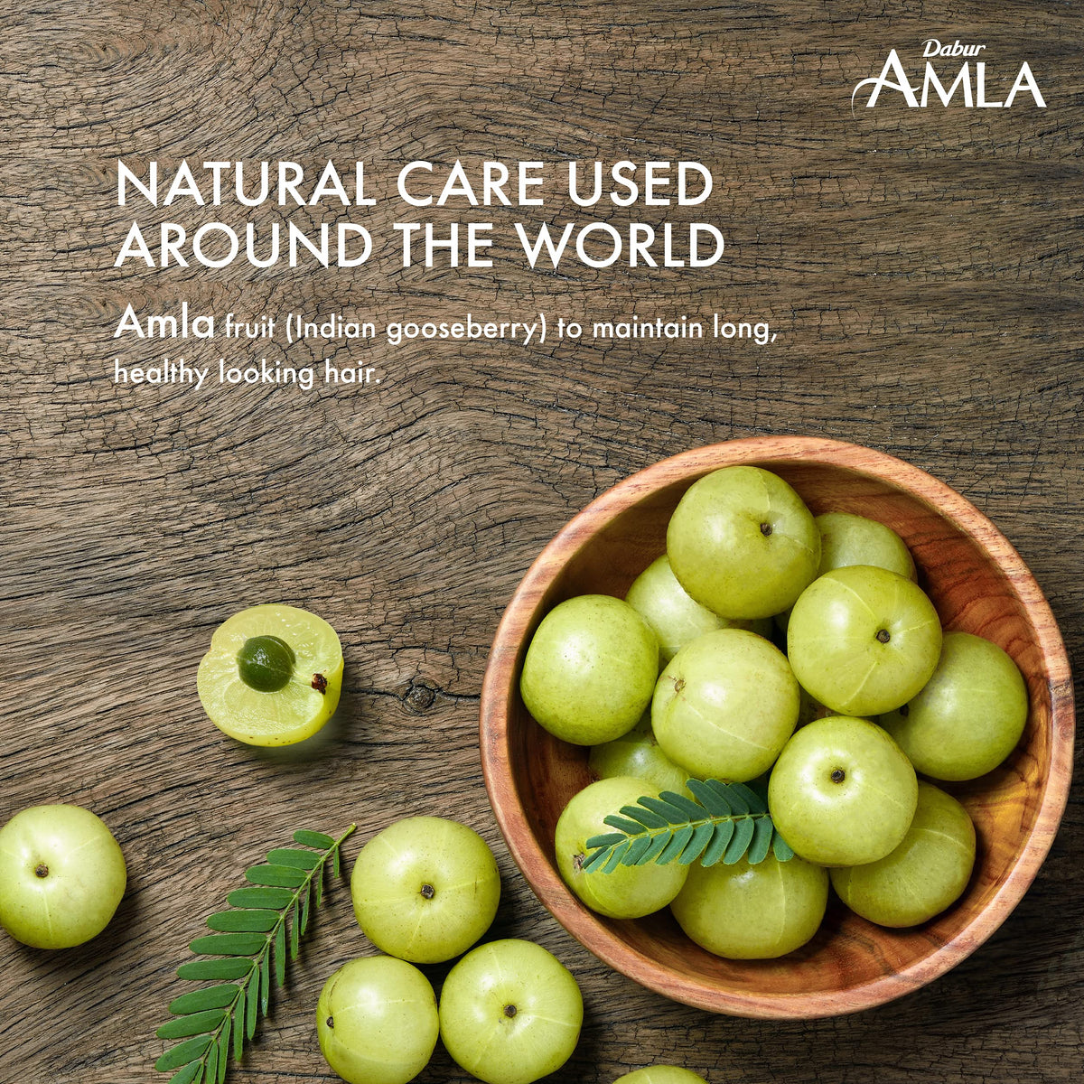 Dabur Amla Hair Oil application on hair