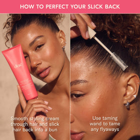 DAE Cactus Fruit 3-in-1 Styling Cream application on hair