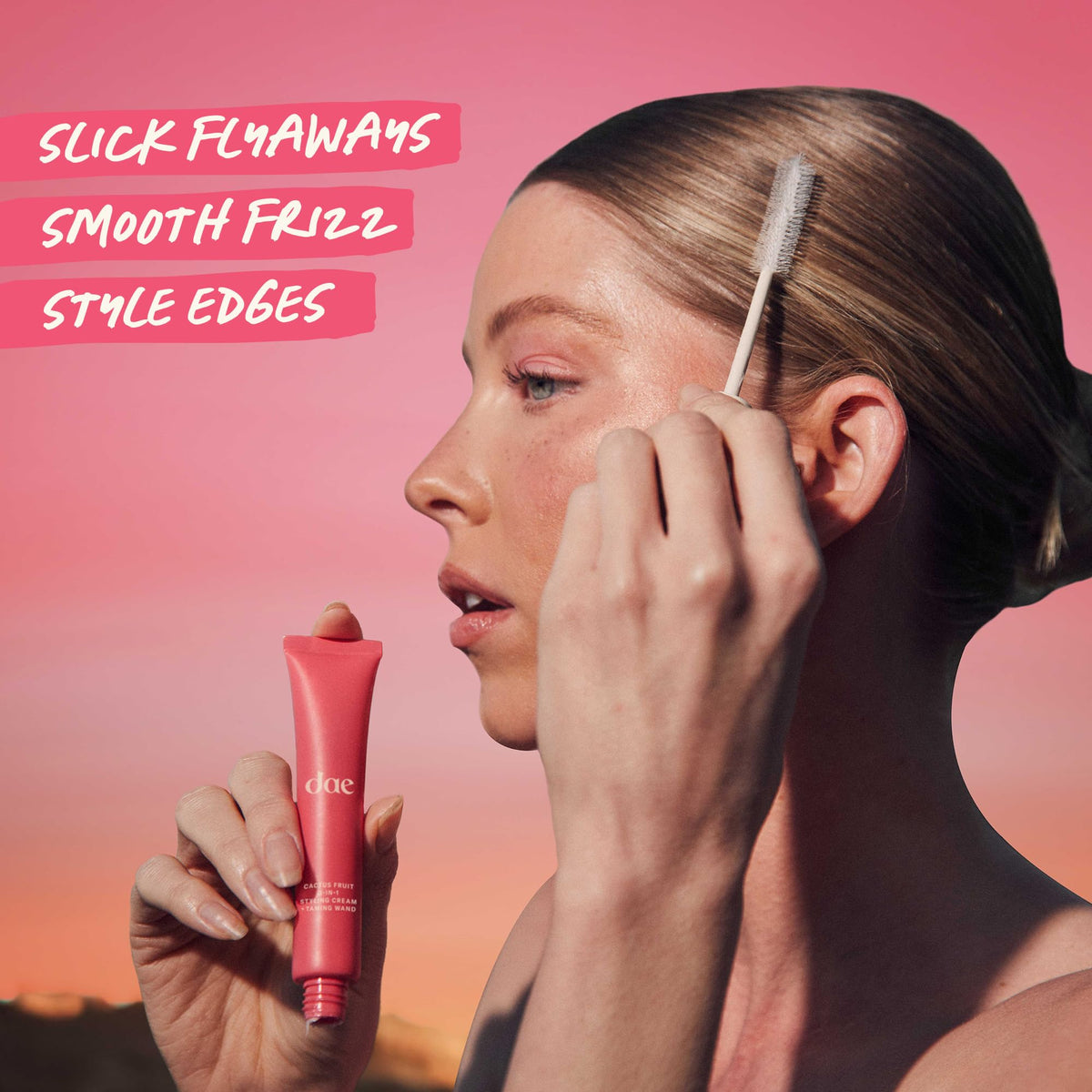 DAE Cactus Fruit 3-in-1 Styling Cream back view showing ingredients