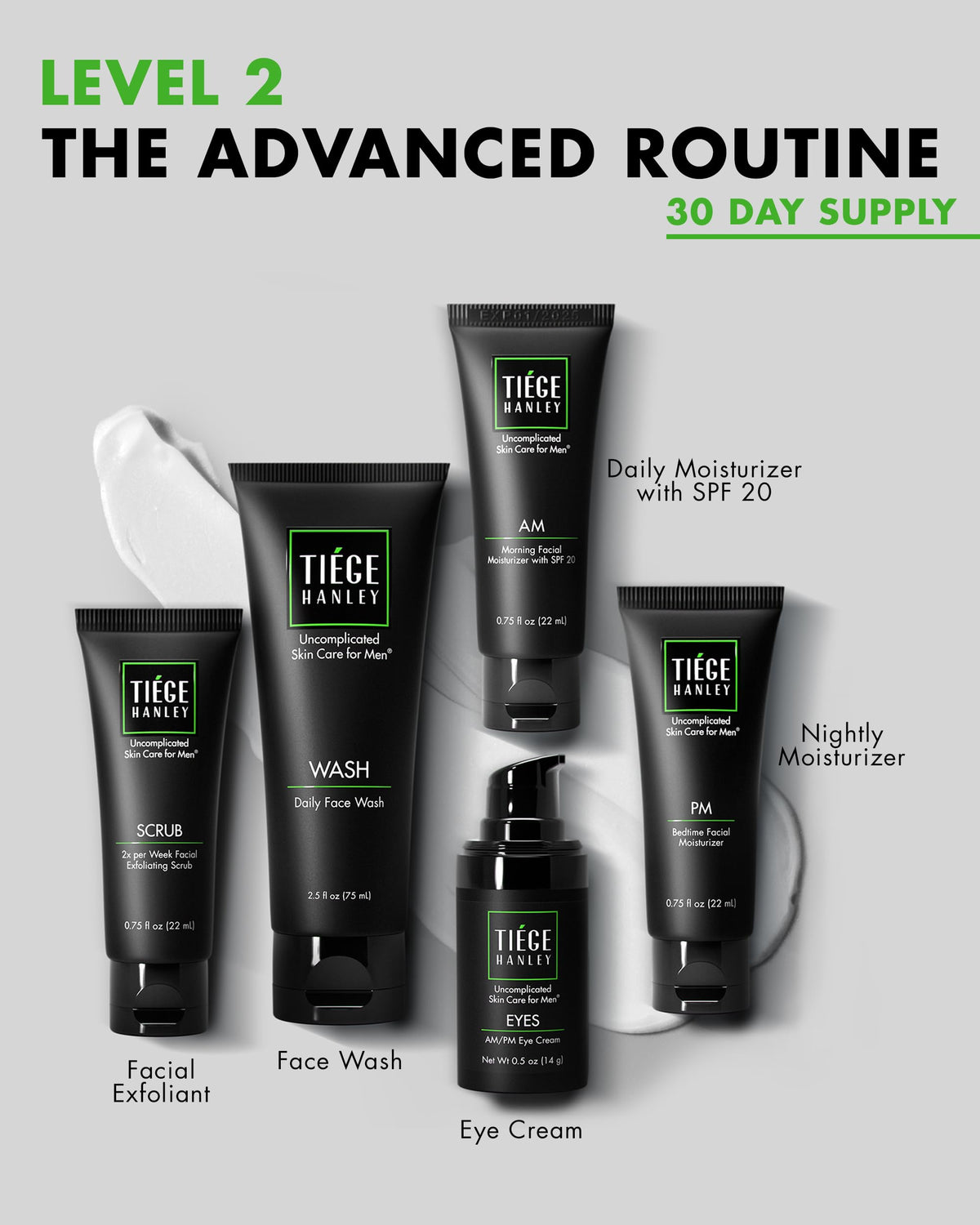 Daily Face Wash 2.5 oz tube from Tiege Hanley
