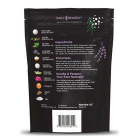 DAILY REMEDY Calming Lavender Foot Soak 16 oz packaging