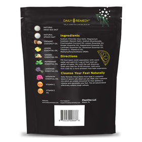 DAILY REMEDY Citrus Detox Foot Soak with Epsom Salt close-up