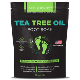 DAILY REMEDY Tea Tree Oil Foot Soak 16oz front view