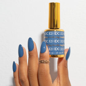 DAISY DND Gel Nail Polish 15ml dusty denim blue