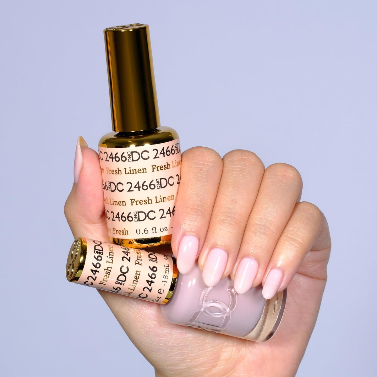 DAISY DND Gel Nail Polish and Lacquer bottles side view