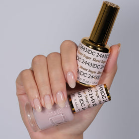 DAISY DND Gel Nail Polish and Lacquer bottles side view