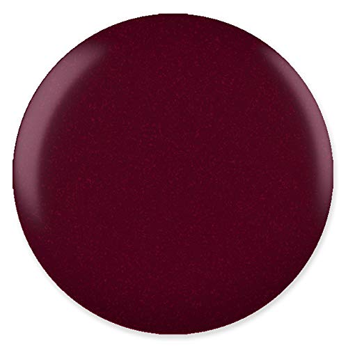 DAISY DND Gel Nail Polish Duo Garnet Red bottles with packaging