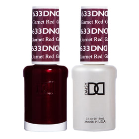 DAISY DND Gel Nail Polish Duo Garnet Red front view