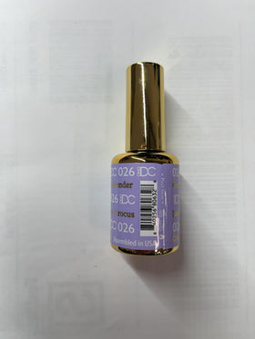 DAISY DND Gel Nail Polish Set with swatches of Crocus Lavender