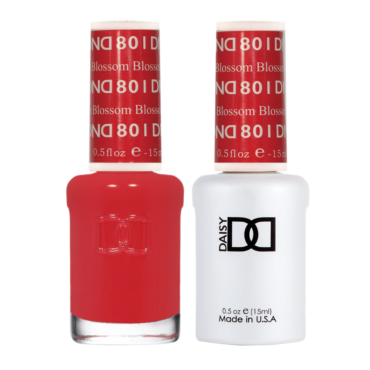 DAISY DND Gel Polish Set Blossom Red front view