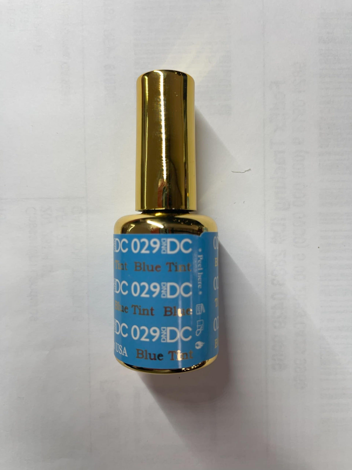 DAISY DND Gel Polish Set Blue Collection with matching lacquer