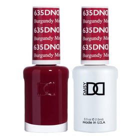 DAISY DND Gel Polish Set Burgundy Mist #635 front view