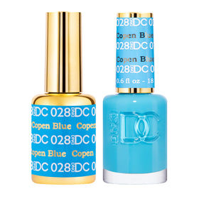 DAISY DND Gel Polish Set Copen Blue #028 front view