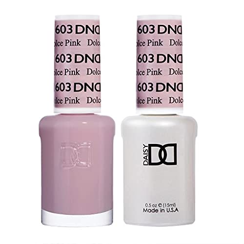 DAISY DND Gel Polish Set Dolce Pink 603 front view