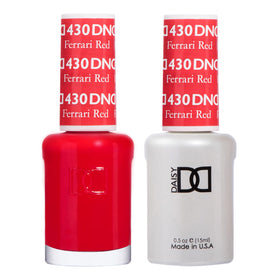 DAISY DND Gel Polish Set Ferrari Red #430 front view