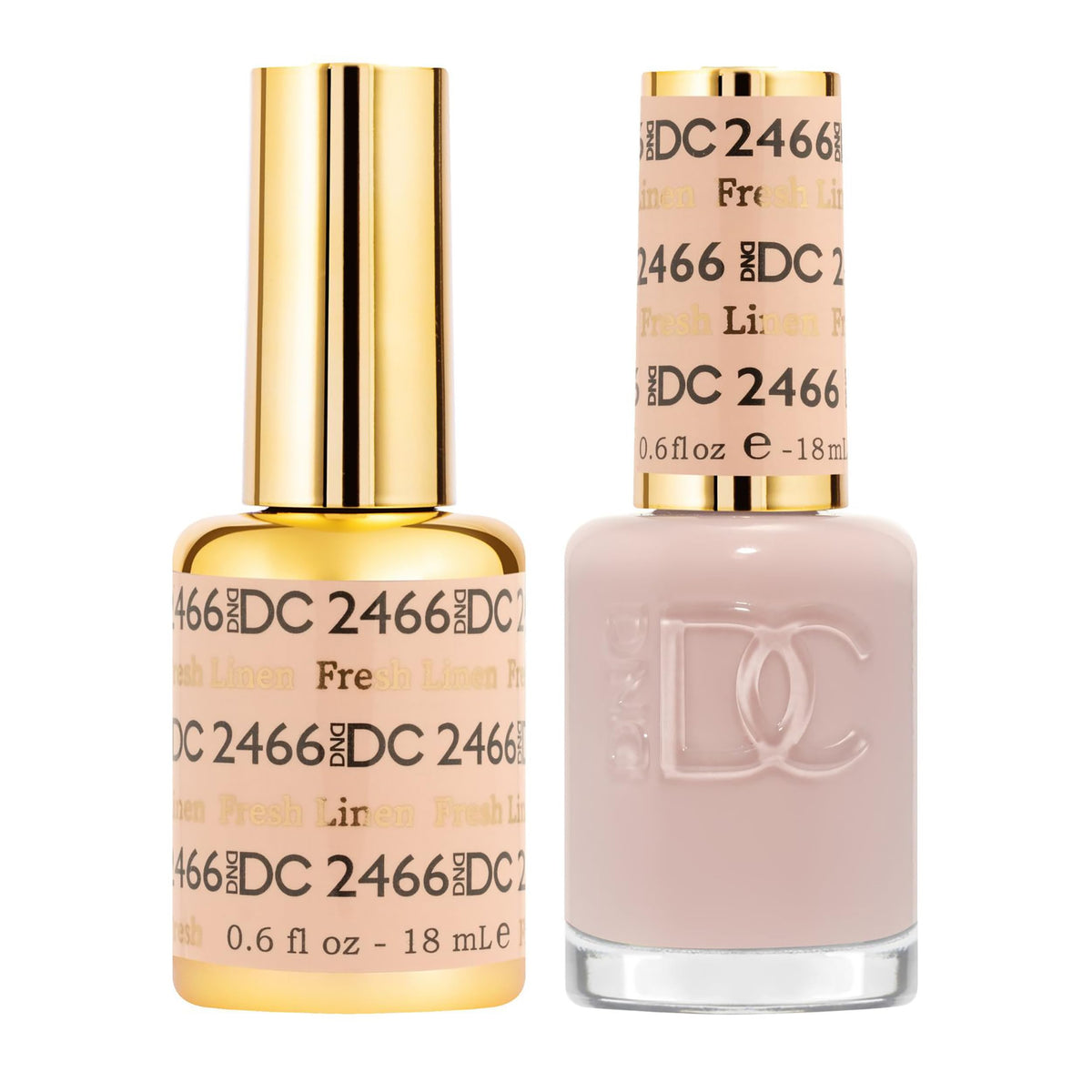 DAISY DND Gel Polish Set Fresh Linen No. 2466 front view