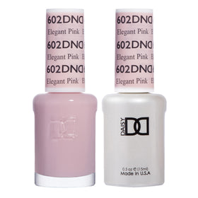 DAISY DND Gel Polish Set front view with Elegant Pink shade