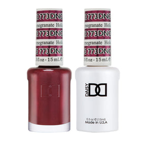 DAISY DND Gel Polish Set Holiday Pomegranate front view