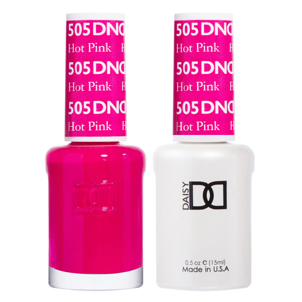 DAISY DND Gel Polish Set Hot Pink #505 front view