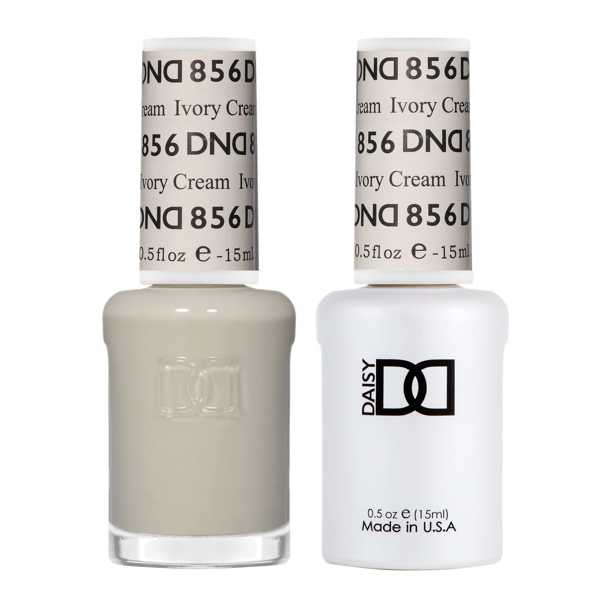 DAISY DND Gel Polish Set in Ivory Cream #856 front view