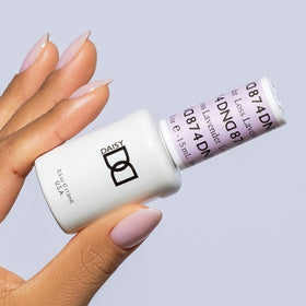DAISY DND Gel Polish Set Loss Lavender #874 with packaging