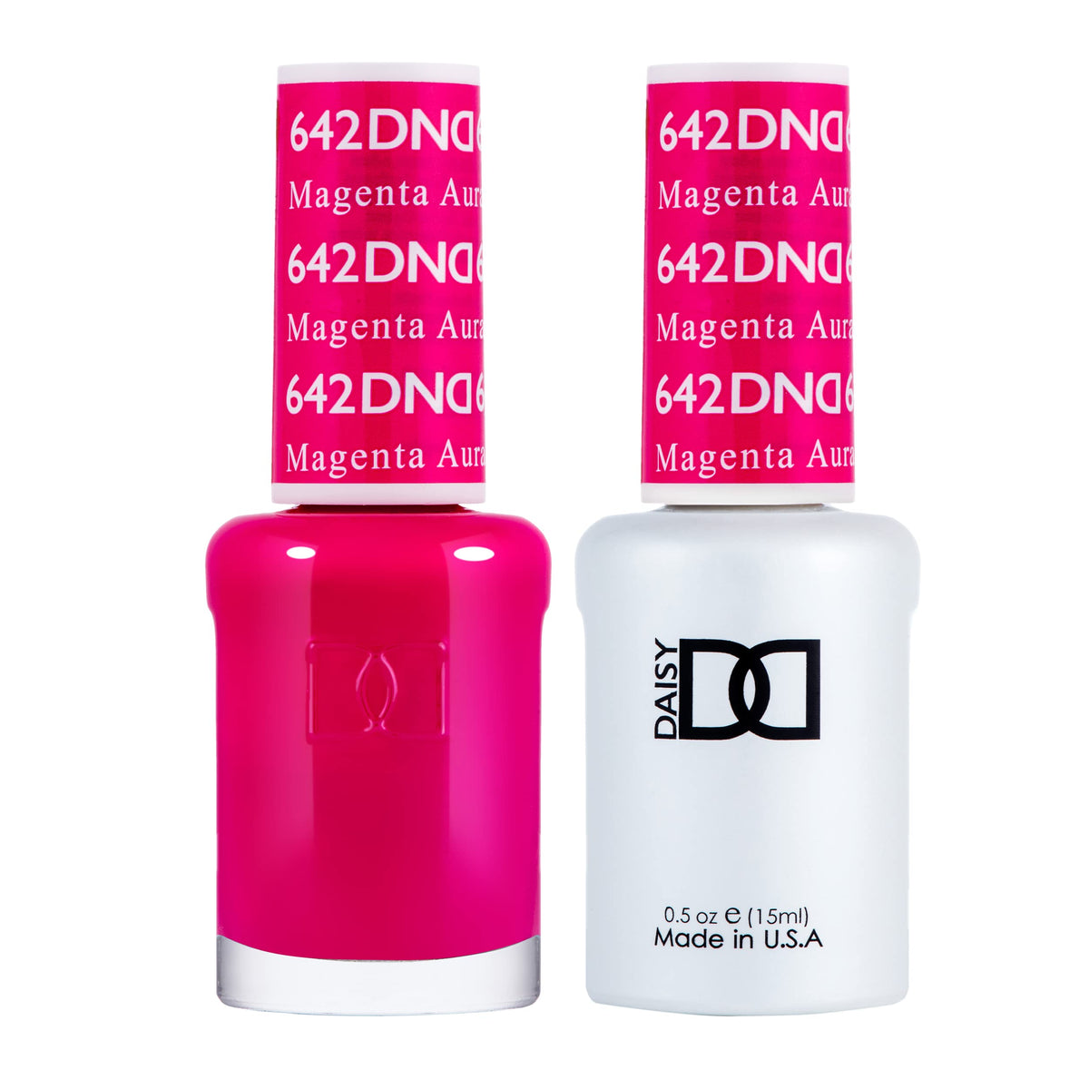 DAISY DND Gel Polish Set Magenta Aura #642 front view