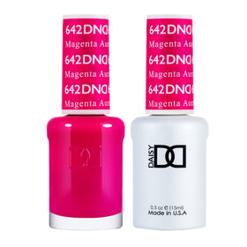 DAISY DND Gel Polish Set Magenta Aura #642 front view