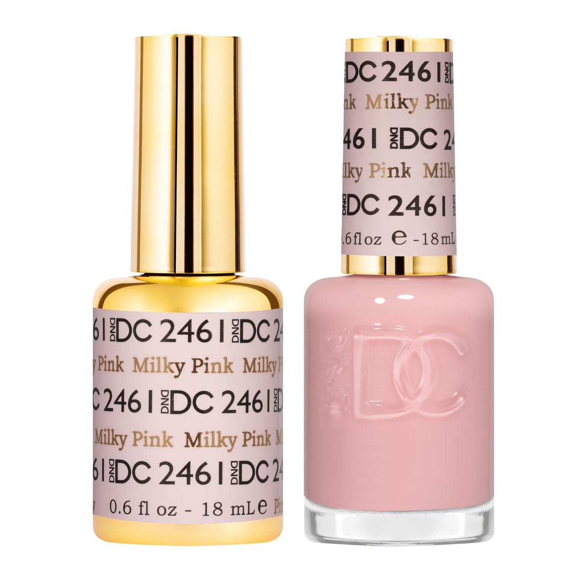 DAISY DND Gel Polish Set Milky Pink 15ml front view