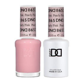 DAISY DND Gel Polish Set Pearly Pink #865 front view