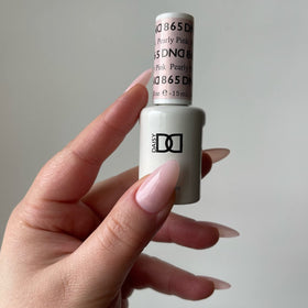 DAISY DND Gel Polish Set Pearly Pink #865 with nail tools