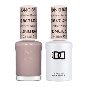 DAISY DND Gel Polish Set Perfect Nude #867 front view