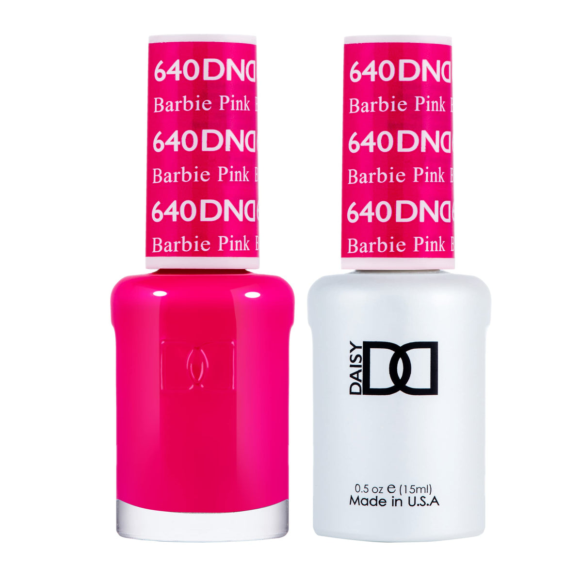 DAISY DND Gel Polish Set Pink #640 front view