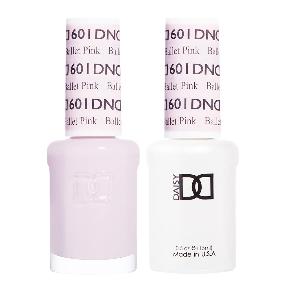 DAISY DND Gel Polish Set Pink Collection front view with Ballet Pink shade