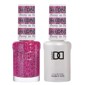 DAISY DND Gel Polish Set Pink Collection front view with bottles